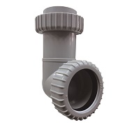 流し台排水用ナット付エルボ